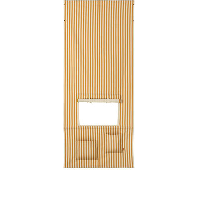 Decoration - Children's Home Accessories - Kids Kiosk Door theatre - / to hang up - Puppet theatre, stall by Ferm Living - Mustard yellow - Organic cotton GOTS