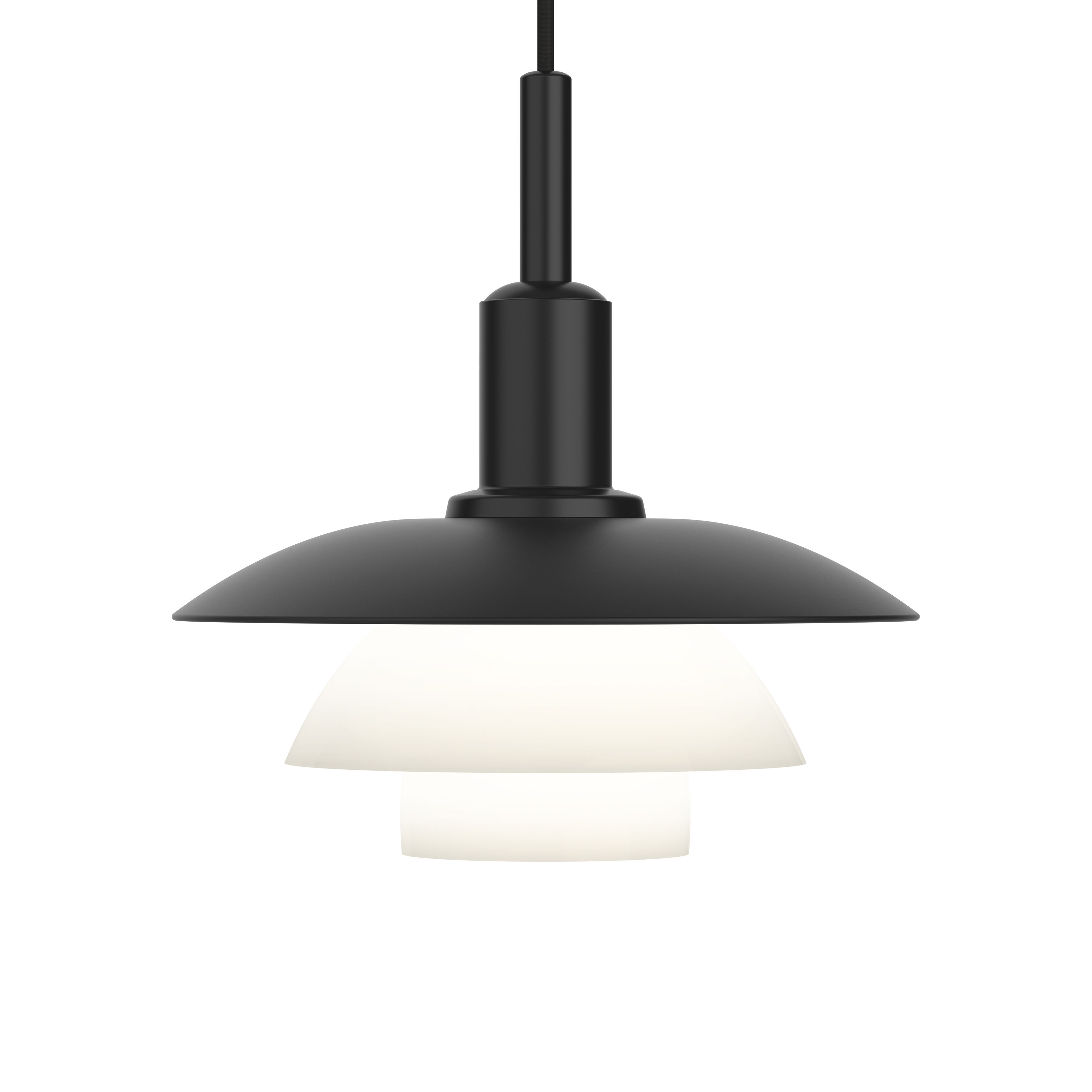 Suspension PH 3 3 Louis Poulsen blanc noir Made In Design