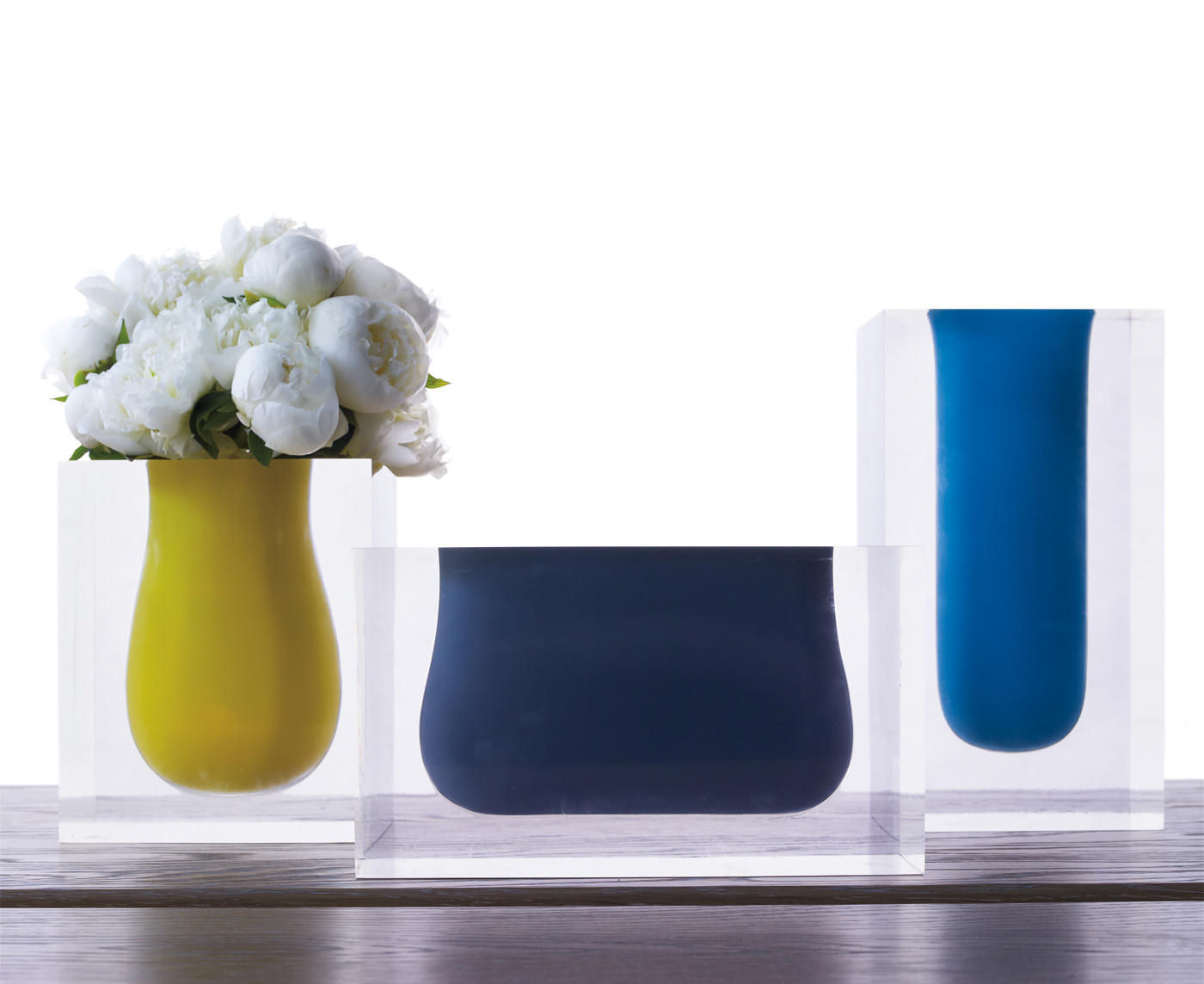 Jonathan Adler Bel Air Test Tube Vase Blue Made In Design UK