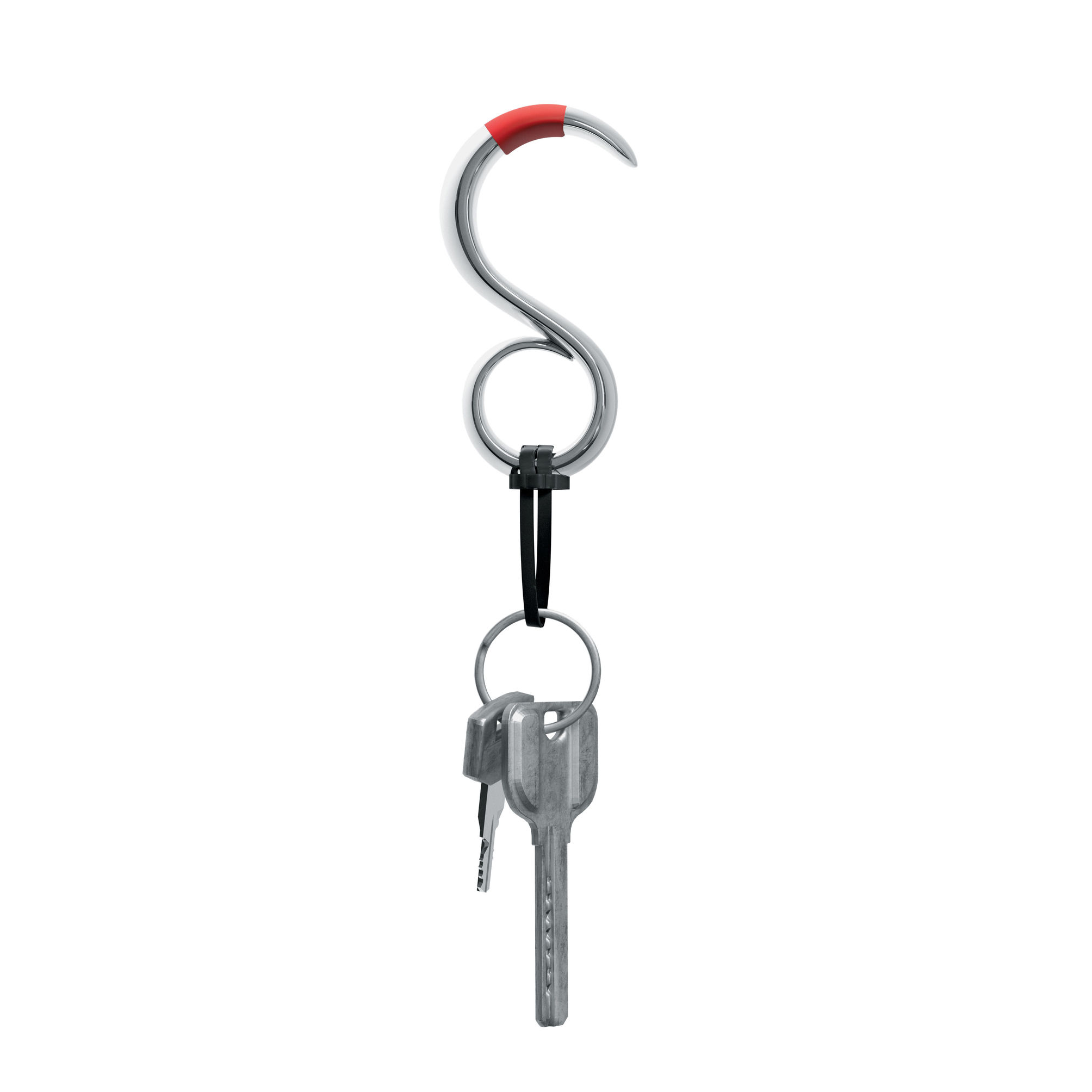 SWTYMIKI Porte-clés à suspendre avec aimant, porte-clés avec 4 doubles  crochets à