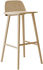 Nerd Bar chair - H 75 cm - Wood by Muuto