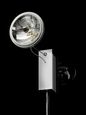 Illuminazione - Lampade da parete - Applique con presa Use me W. di Ingo Maurer - Alluminio & acciaio - Acciaio