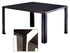 Big Irony Square table - Square steel top - 135x135 cm by Zeus
