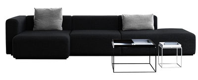 Furniture - Sofas - Mags Corner sofa - L 342 cm - Left armrest by Hay - Dark grey - Left armrest - Fabric