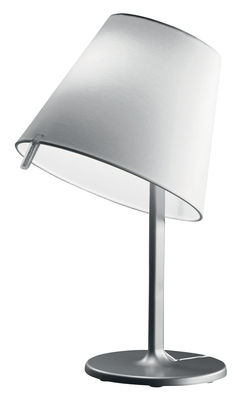Lighting - Table Lamps - Melampo Notte Table lamp by Artemide - Aluminium grey - Metal, Satin
