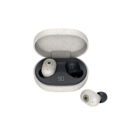 Accessories - Speakers & Audio - aBEAN CARE Wireless bluetooth earphones - / Wireless - With wireless induction charging box by Kreafunk - Speckled grey - Plastic, Wheat straw fibre