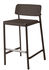 Shine Bar chair - H 75 cm - Metal by Emu