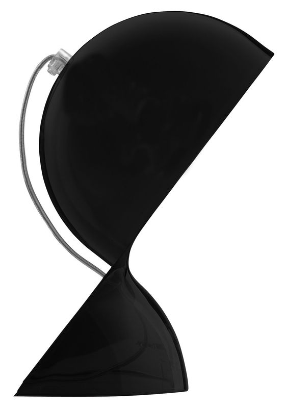Luminaire - Lampes de table - Lampe de table Dalù plastique noir - Artemide - Noir opaque - Matière plastique