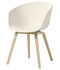 Poltrona About a chair AAC22 / Plastica & gambe legno - Hay