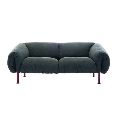 Canapé 3 places Gris Tissu Luxe Design Confort