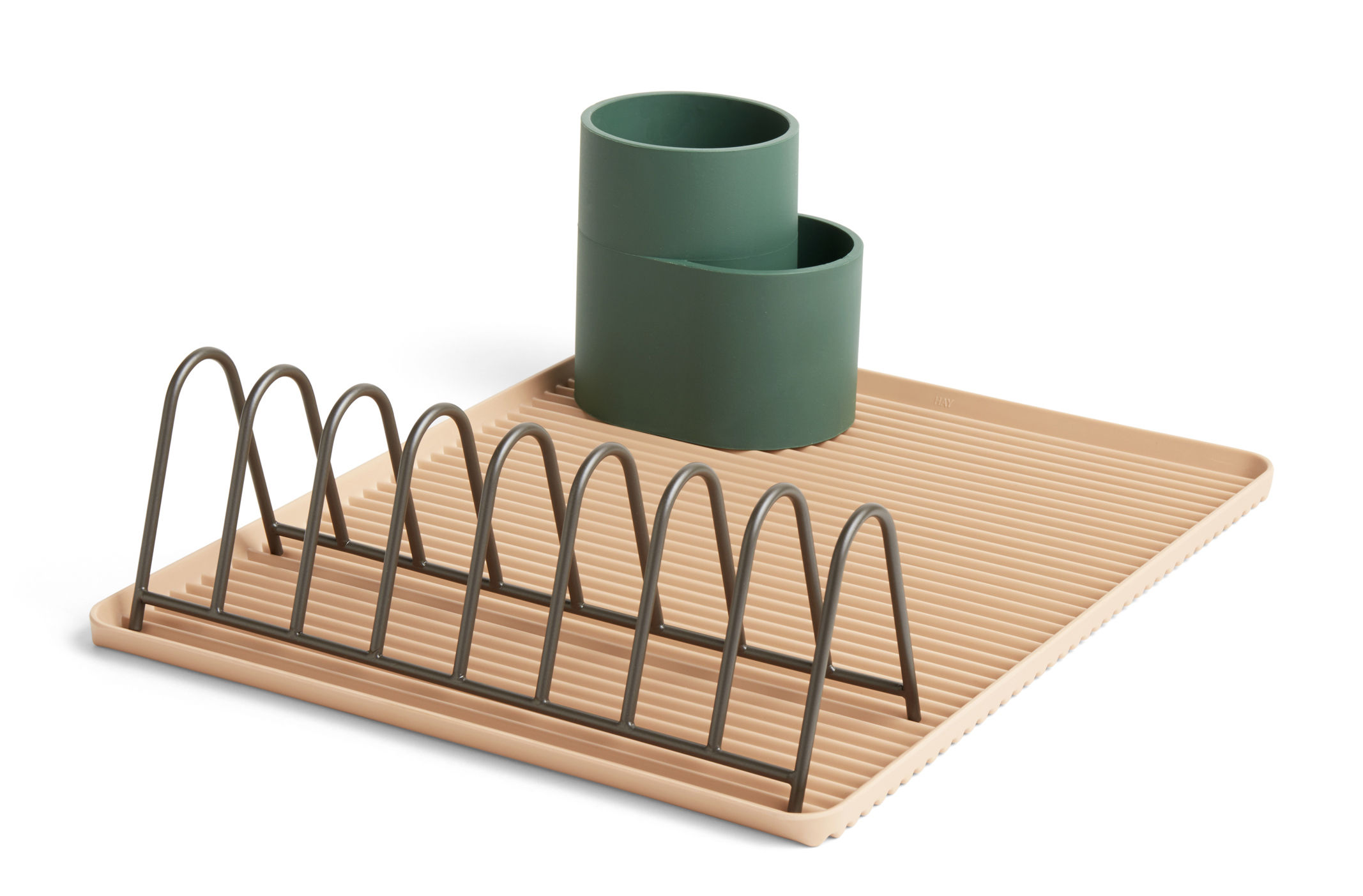 Hay Dish Drainer Draining rack charcoal grey Made In Design UK