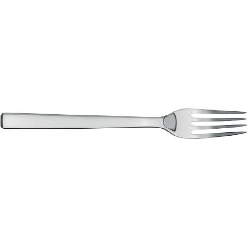 Tableware - Cutlery - Ovale Fork metal - Alessi - Mirror polished stainless steel - Steel