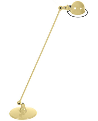 Leuchten - Stehleuchten - Loft Leseleuchte / mit Gelenkarm - H 120 cm - Jieldé - Elfenbein, glänzend - rostfreier Stahl
