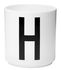 Mug A-Z / Porcelaine - Lettre H - Design Letters