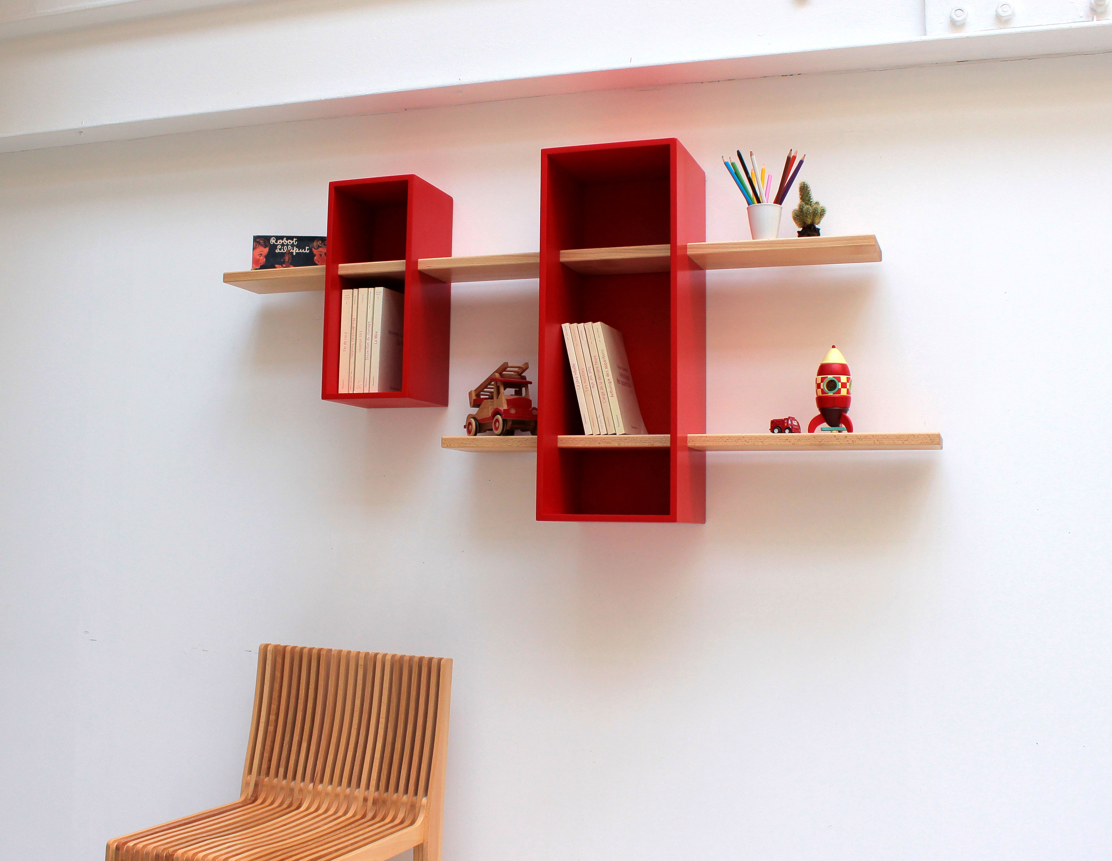 Compagnie Max Shelf - Red | Made In Design UK