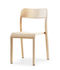 Blocco Stacking chair - Wood by Plank