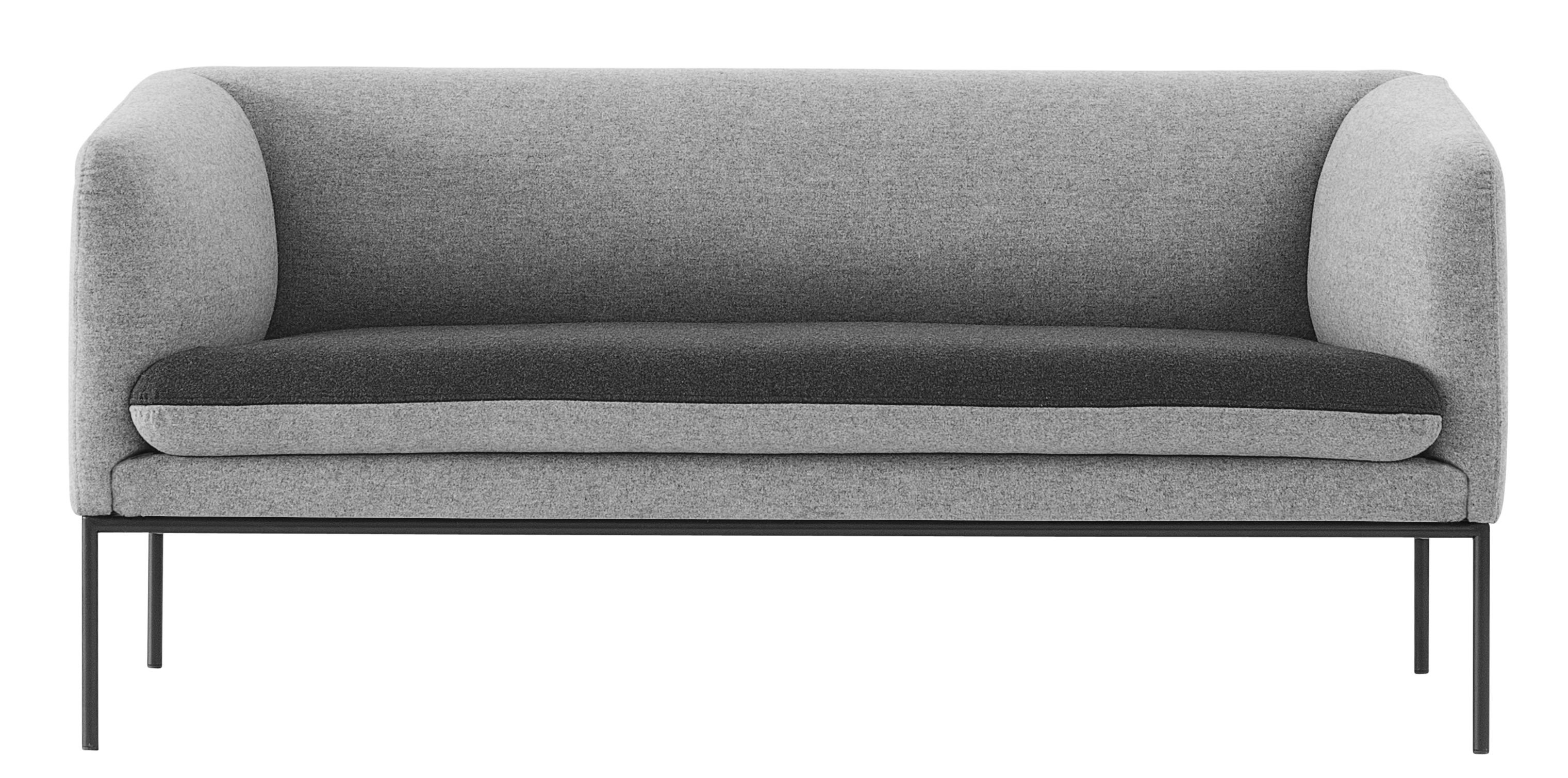 Ferm Living Turn Straight sofa - Grey | Made In Design UK