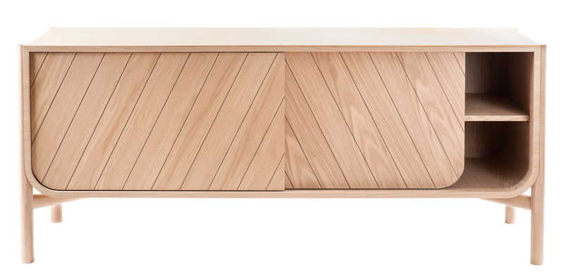 Furniture - Dressers & Storage Units - Marius Dresser natural wood W 155 cm - Hartô - Natural oak - MDF veneer oak, Solid oak