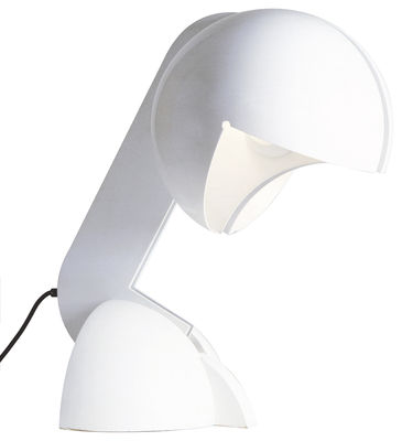 Illuminazione - Lampade da tavolo - Lampada da tavolo Ruspa di Martinelli Luce - Bianco - Alluminio smaltato