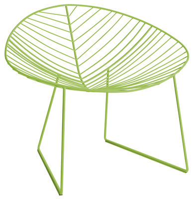 Möbel - Lounge Sessel - Leaf Sessel - Arper - Grün - lackierter Stahl