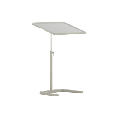 Vitra - Table d'appoint Nestable en Plastique, Acier - Couleur Gris - 50 x 53.83 x 57.4 cm - Designe