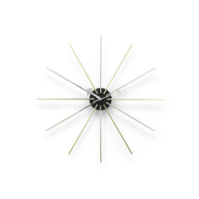 Vitra - Horloge Nelson Clock en Métal - Couleur Or - 41.6 x 41.6 x 41.6 cm - Designer George Nelson 