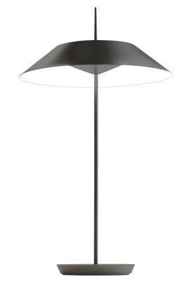Luminaire - Lampes de table - Lampe de table Mayfair LED / H 52 cm - Vibia - Graphite mat -  Zamak, Acier, Méthacrylate