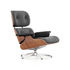 Poltrona girevole Lounge Chair - / Eames, 1956 - Ciliegio / girevole di Vitra
