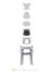 Masters Stackable armchair - / Plastic by Kartell