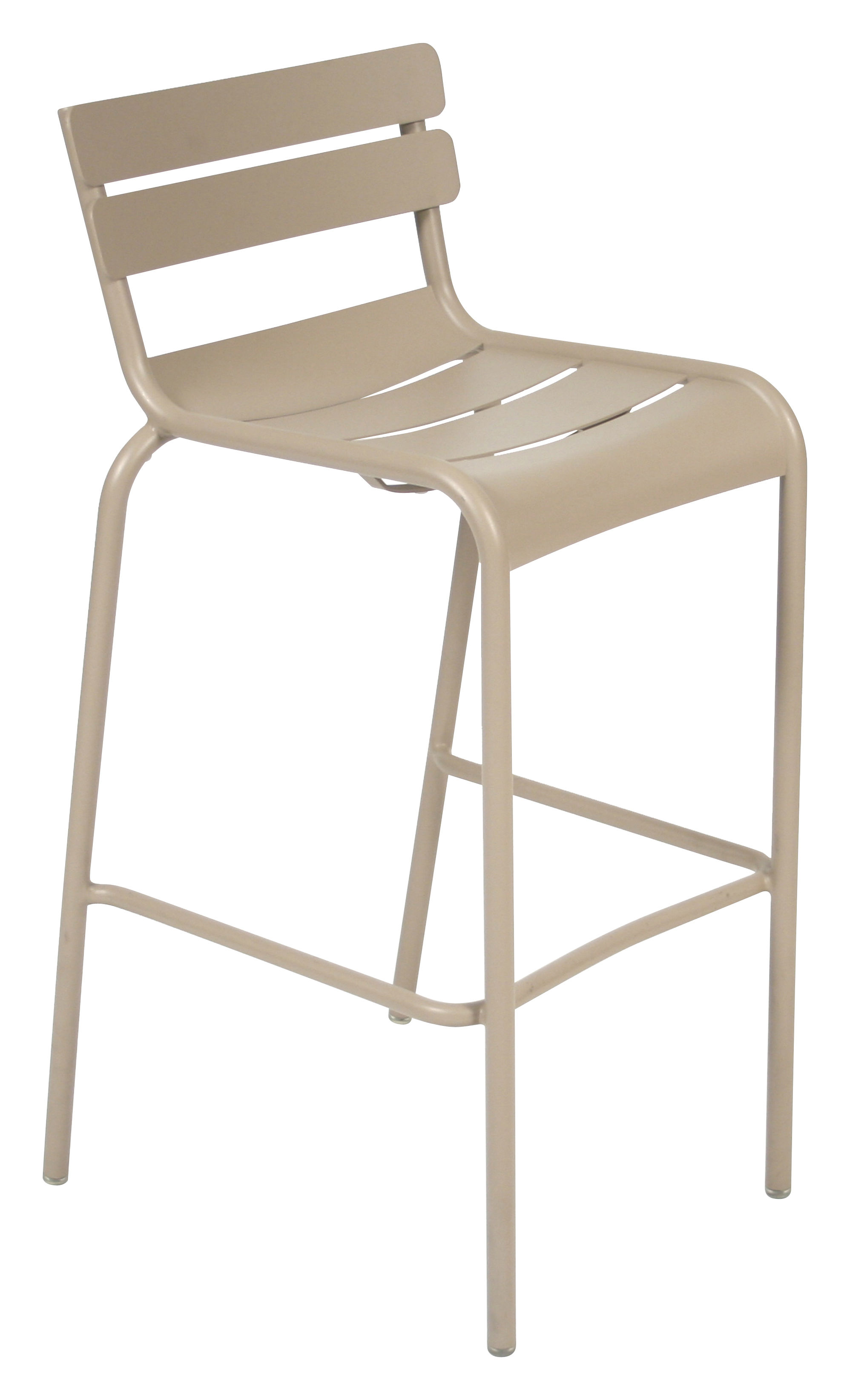 Fermob Luxembourg Bar chair White/Beige Made In Design UK