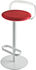 Mak Adjustable bar stool - Pivoting - Fabric padded seat by Lapalma