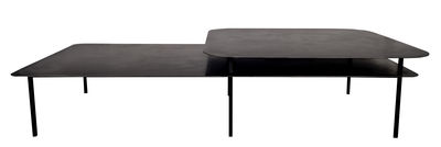 Möbel - Couchtische - Tokyo Couchtisch / doppelte Tischplatte - 150 x 70 cm - Maison Sarah Lavoine - Schwarz - Stahl