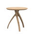 Twist Large End table - / Solid oak - Ø 51 cm by Ethnicraft