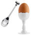 Portauovo Dressed - / PMMA - Con cucchiaino da uovo di Alessi