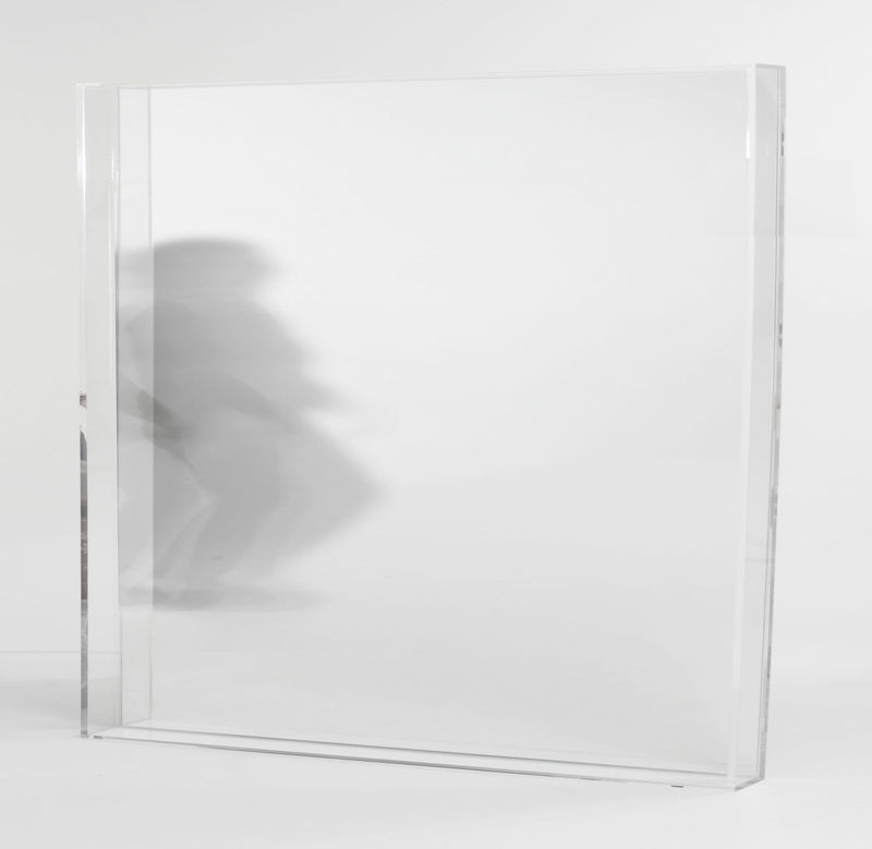 Accessori - Accessori bagno - Specchio murale Only me materiale plastico trasparente / L 50 x H 50 cm - Kartell - Cristallo - PMMA