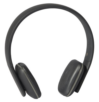 Accessories - Speakers & Audio - A.HEAD Bluetooth headphones - Bluetooth by Kreafunk - Black & Gun metal details - Leather, Plastic material