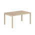 Workshop Rectangular table - / Oak veneer - 140 x 92 cm by Muuto