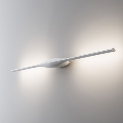 Lighting - Wall Lights - Apex Wall light - L 102 cm - LED by Fontana Arte - White - Metal