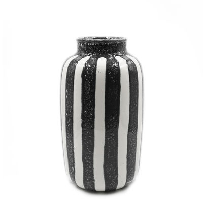 Déco - Vases - Vase Riviera Large / H 36 cm - Maison Sarah Lavoine - Noir - Céramique émaillée