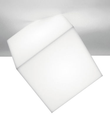 Lighting - Wall Lights - Edge Wall light - Ceiling light by Artemide - White - Side 21.5 cm - Polypropylene