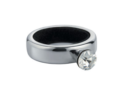 Tableware - Wine Accessories - Noè Wine drip stop ring by Alessi - Steel - Stainless steel 18/10