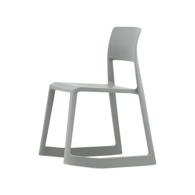 Furniture - Chairs - Tip Ton RE Chair - / Recycled plastic - Tilting & ergonomic by Vitra - Grey - Recycled polypropylene