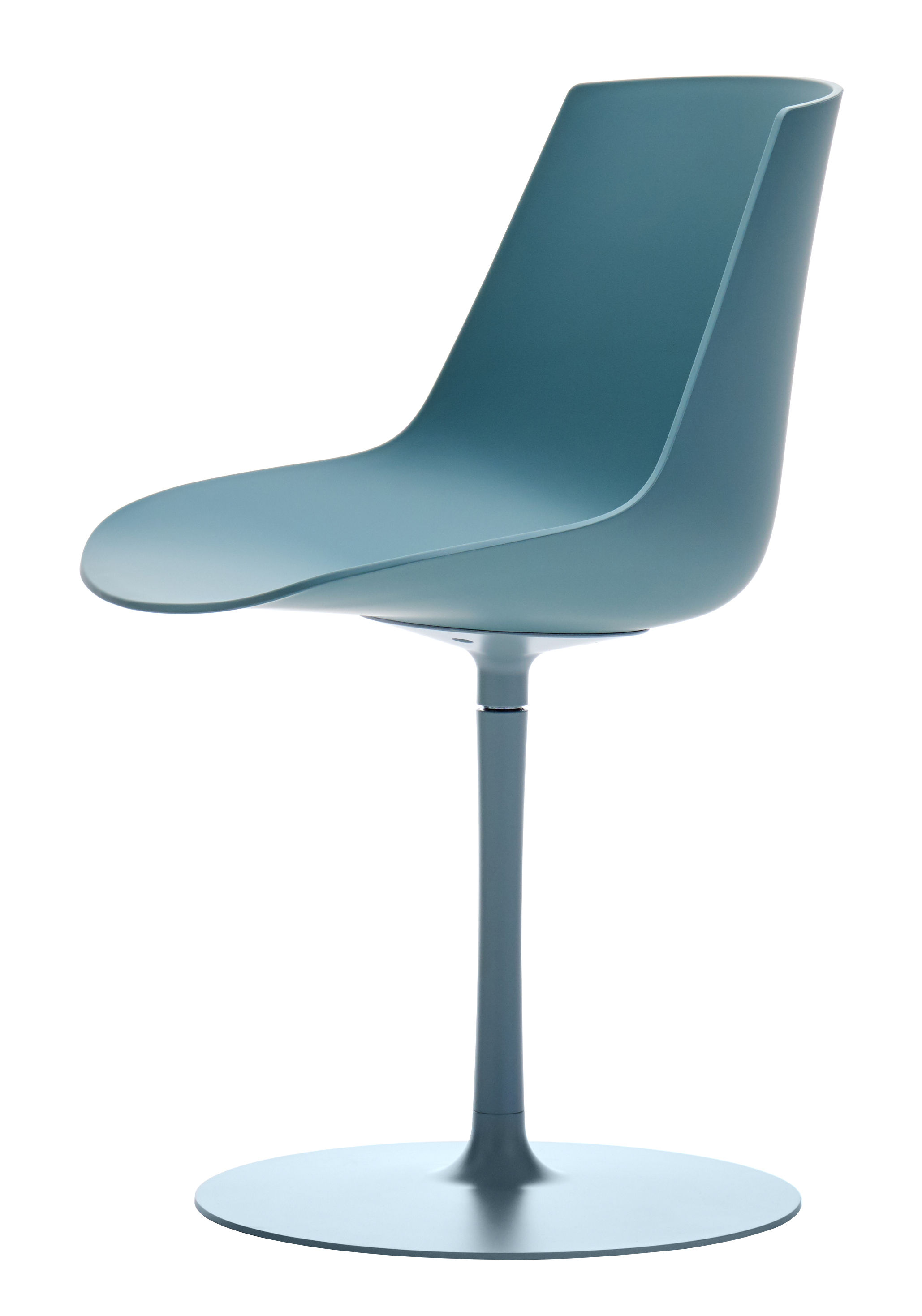 Chaise pivotante Flow Color MDF Italia  Bleu  Made In Design