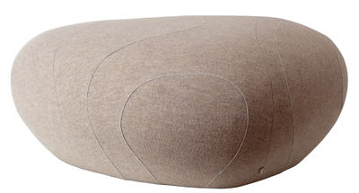 Möbel - Möbel für Teens - Monica Livingstones Sitzkissen Wolle / für den Inneneinsatz - 105 x 78 cm - Smarin - Hellbraun - 105 x 78 cm / H 40 cm - Bultex, Wolle