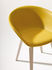Duna 02 Armchair - Wood legs - Seat cushion by Arper