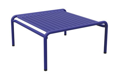 Furniture - Coffee Tables - Week-end Coffee table - 69 x 60 cm / Aluminium by Petite Friture - Blue - Powder coated epoxy aluminium