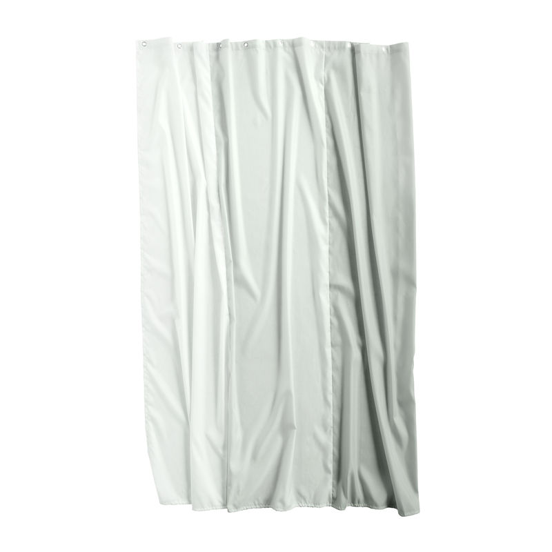 Räume - Badezimmer - Duschvorhang Aquarelle Vertical textil grün / 200 x 180 cm - Hay - Senkrechte Streifen / Grün - Wasserdichtes Polyester