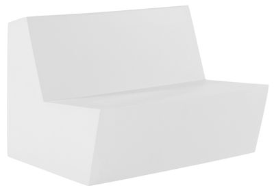 Canapé droit Primary Duo / 2 places - L 110 cm - Quinze & Milan blanc en matière plastique