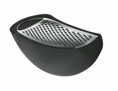 Tableware - Kitchen Equipment - Parmenide Grater by A di Alessi - Black - Stainless steel, Thermoplastic resin
