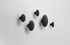 The Dots Wood Hook - Set of 5 by Muuto